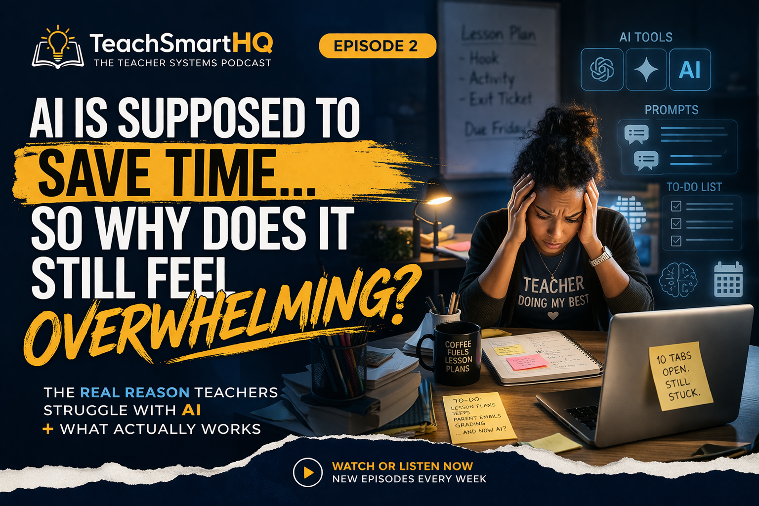 AI for teachers feeling overwhelmed using too many tools in the classroom